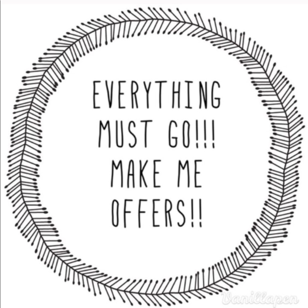 I’ll be shipping all orders today!! Make me offers